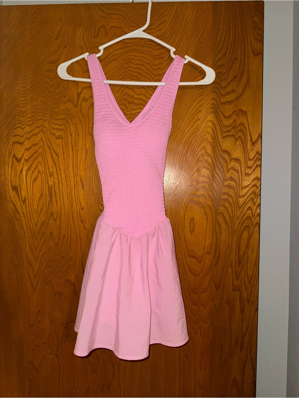 💗 JoyLab Pink Smocked Athletic Dress – Size XS